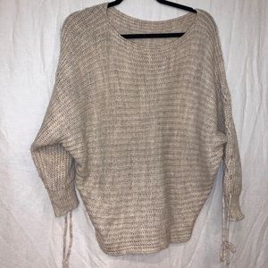 Nasty gal sweater with sleeve stitching detail